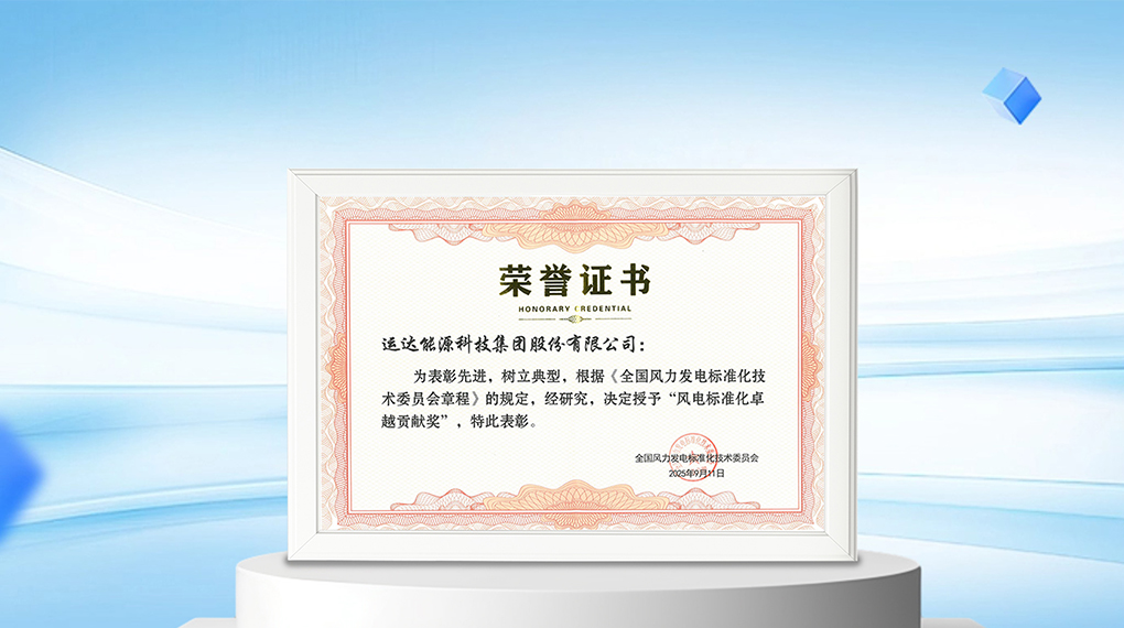 【风向标】龙八国际能源科技集团荣膺“风电标准化卓越贡献奖”